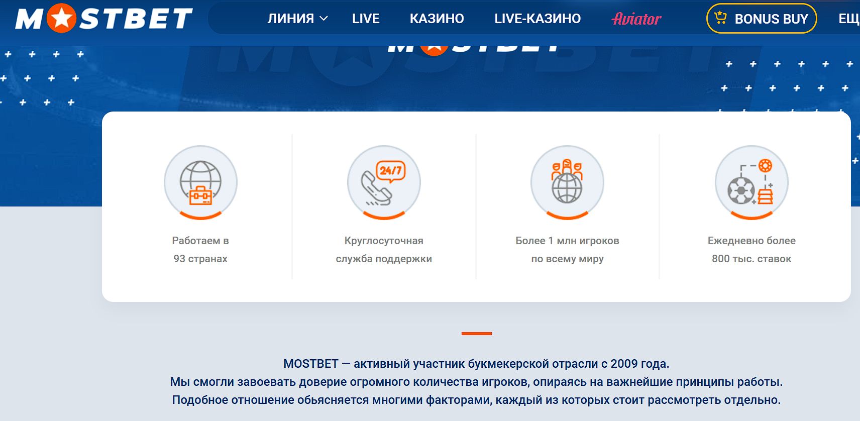 Платежи Mostbet CAD