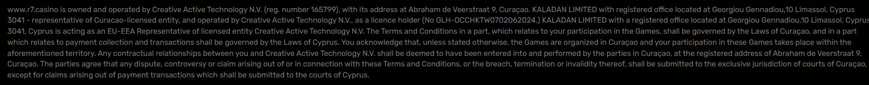 Live казино R7 Канада